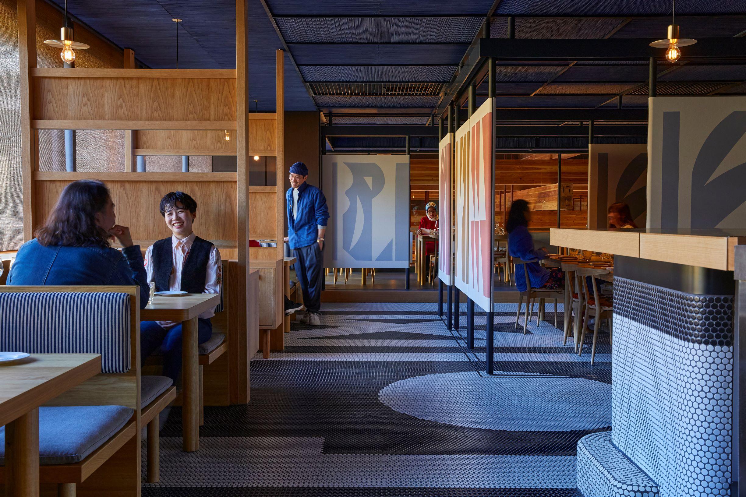 Ace Hotel Kyōto Esterno foto Interior of the restaurant