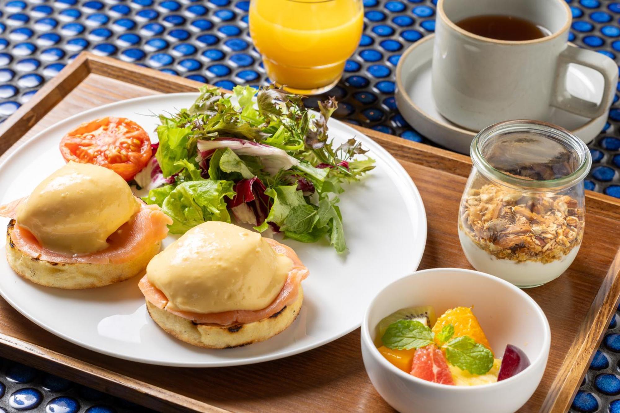 Ace Hotel Kyōto Esterno foto A light breakfast